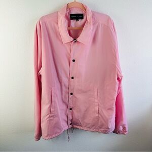 Edgar‎ + Ash Pink Windbreaker Jacket Women’s Size 2X